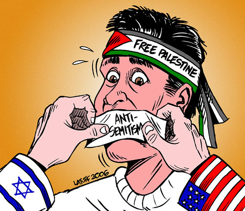 Anti-semitism cartoon.