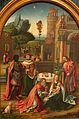 'Adoration of the Magi', Flemish school oil on wood painting, Antwerp, early 16th century.JPG