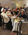"Group portrait of the editors of the magazine Niva (detail)" by Lucian Popov.jpg