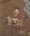 'Boy Riding a Goat', 15th-century Ming dynasty Chinese scroll painting by Lü Wenying.jpg