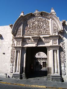 Entrance of Casa Ricketts, in Arequipa, Peru.jpg