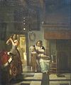 'A Mother's Care' by Pieter de Hooch, 1673, Pushkin Museum.JPG