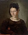Portrait einer jungen Frau mit Vogel und Insekten.jpg