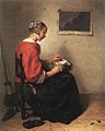 "The Lace-Maker" by Caspar Netscher.jpg